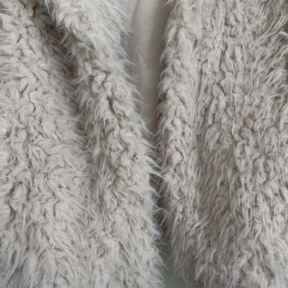 RSQ Cream Teddy Jacket - Picture 3 of 7